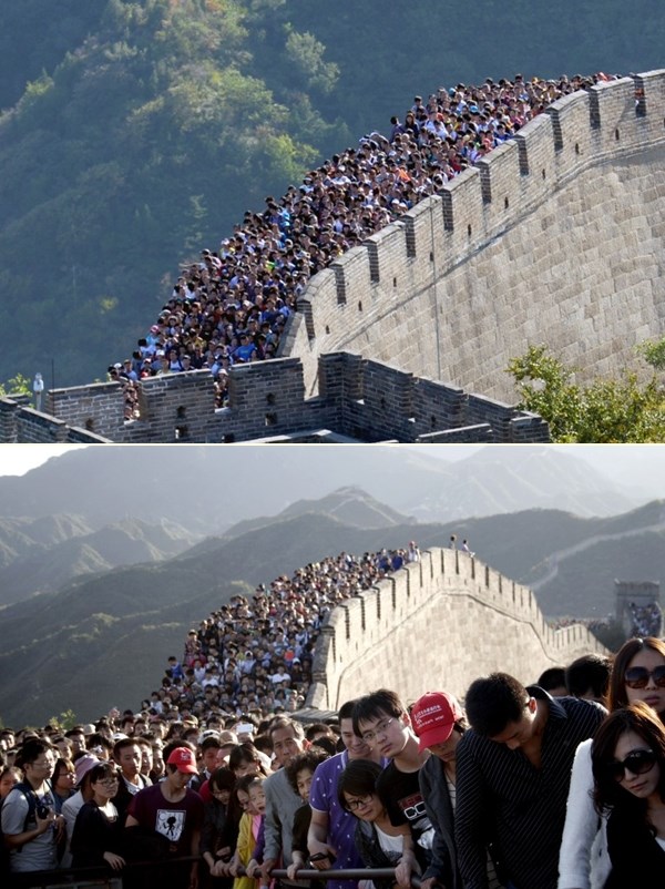 Malo se "zagužvalo" na Kineskom zidu