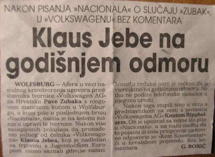 Biseri hrvatskog novinarstva