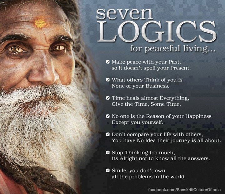 Sedam logičnih mudrosti za sretan i miran život