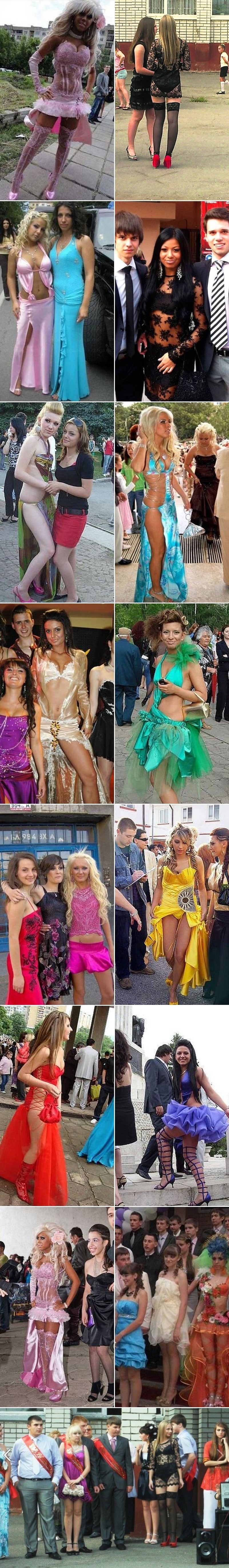 Galerija: Mislite da su hrvatske maturantice "previše pokazale"? Pazite se, idu Ruskinje!