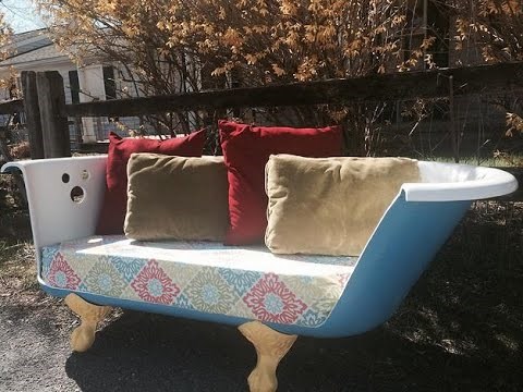 VIDEO: Genijalac od stare kade napravio kauč!