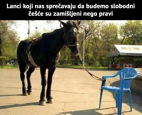 Većina prepreka u životu postoji samo u tvojoj glavi