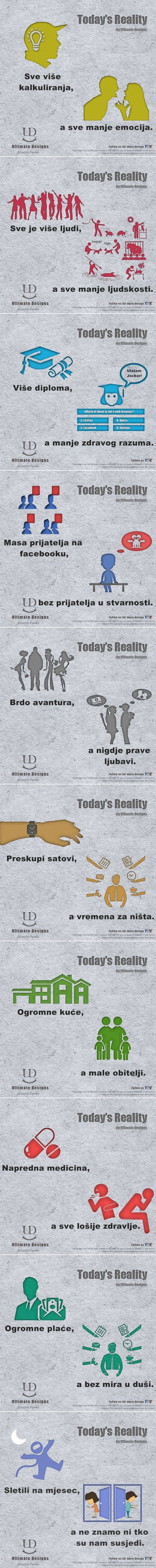GALERIJA: Prestanite se zavaravati! Ovo je realnost današnjice!