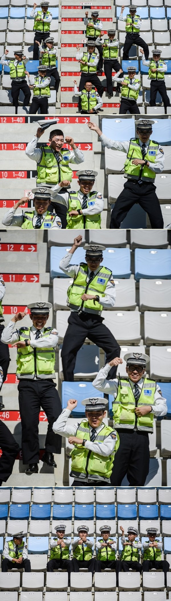 Otkačeni južnokorejski policajci odčagali "Gangnam Style"