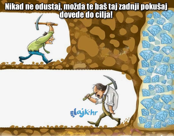 Odustajanje je za one s mandatom