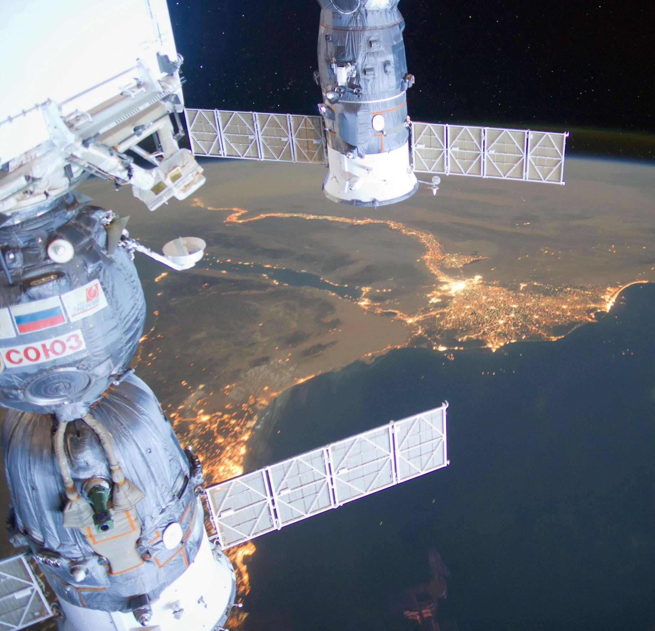 Egipat iz Međunarodne svemirske postaje