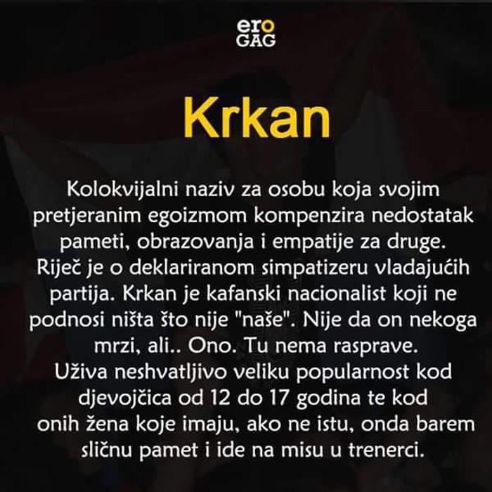 krkan kao izvozni proizvod