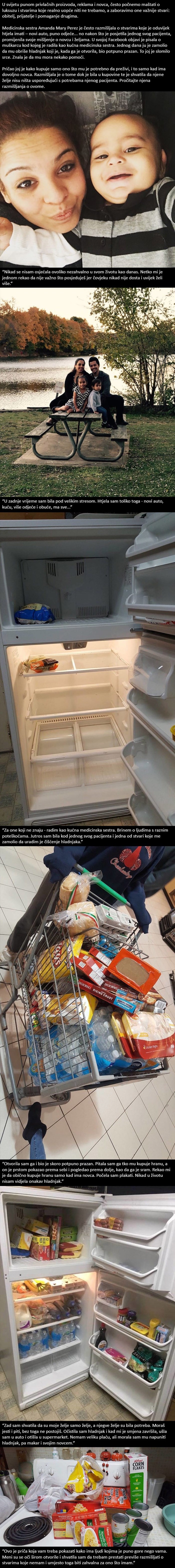 Pacijent je medicinsku sestru zamolio da očisti hladnjak. Kad ga je otvorila, bio je potpuno prazan!