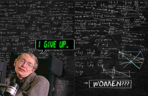 Ni Hawking ne razumije žene: Odustajemo, prekomplicirano!