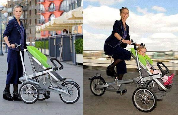 Roditelji, došli ste na svoje - dječja kolica koja se pretvaraju u tricikl!