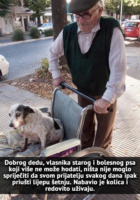 Ponekad je i čovjek psu najbolji prijatelj