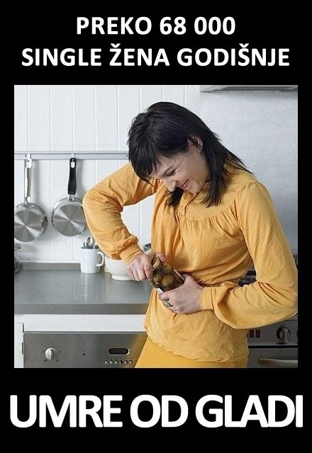 Žena bez muškarca umire od gladi