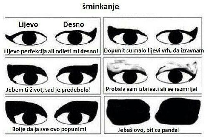 Kako se žene šminkaju