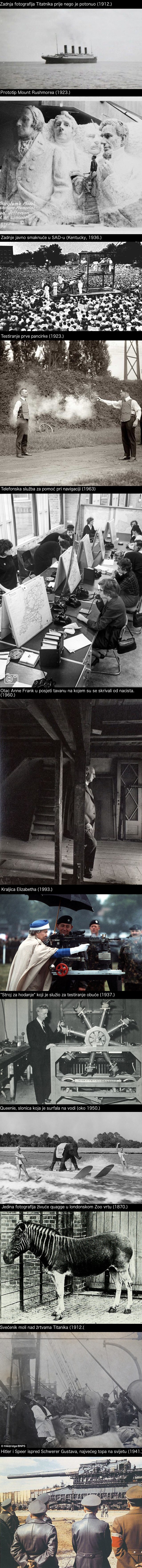 Rijetke povijesne fotografije koje niste vidjeli do sada