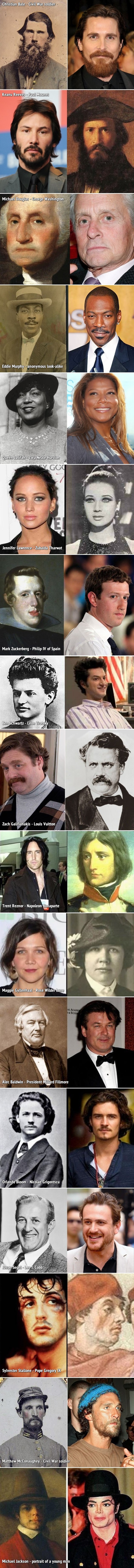 Galerija: Celebrityji i njihovi "blizanci" iz prošlosti