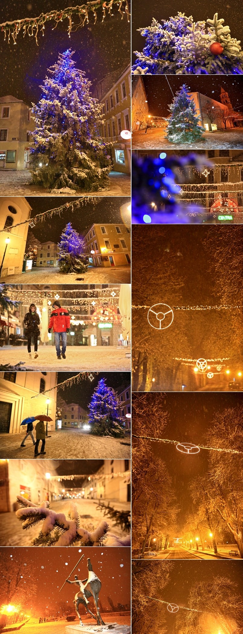 Sinjska snježna idila