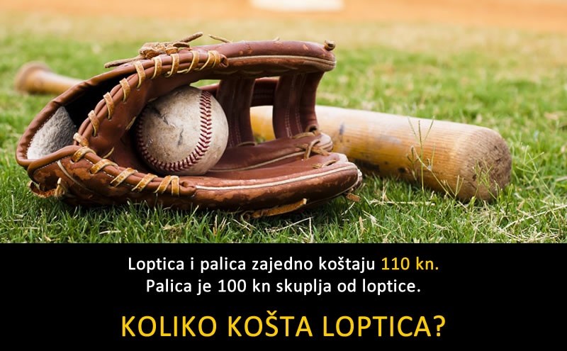 Na ovo pitanje većina ljudi odgovori krivo. Što vi kažete?