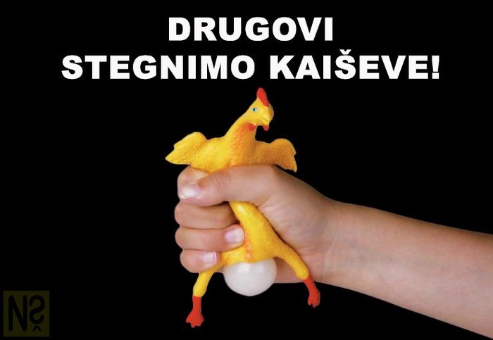 Hrvati, drugovi! Budimo domoljubi dok ne crknemo!