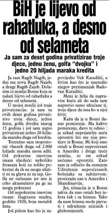 "Proćerajte nas u Ameriku i Skandinaviju!"