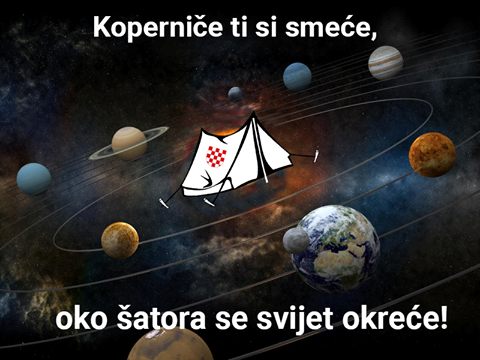 Šokantno: Šatoraši pobili znanost, svemir kruži oko šatora!