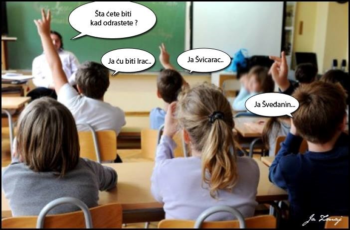 Pusti školsku knjižicu, sredi djeci putovnicu?