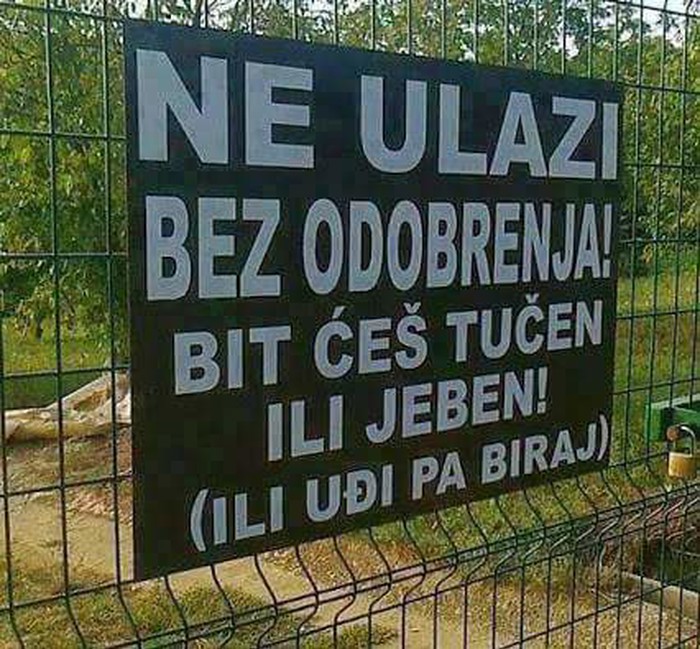 Nemojte poslije reći da niste znali :)