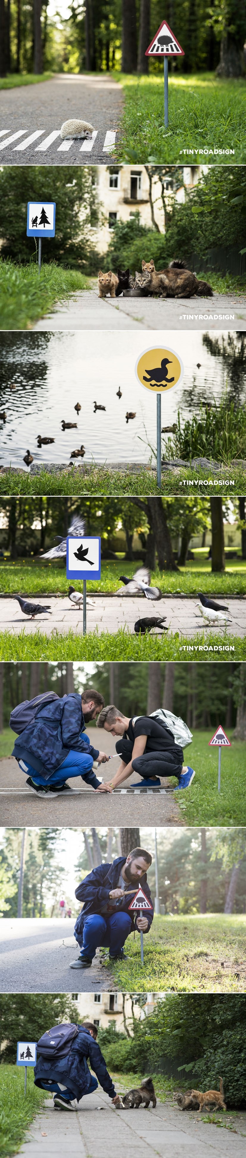 GALERIJA: Prometni znakići za šumske životinjice i ljubimce osigurali bolju sigurnost na cestama
