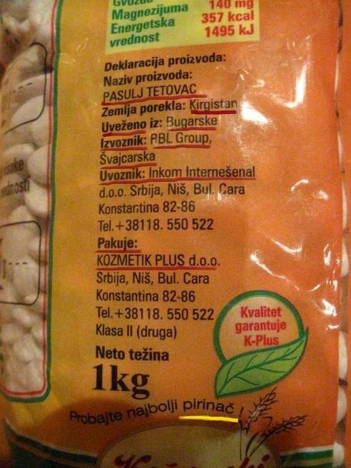 Nemaš pojma što si kupio, ali si bez brige jer kvalitetu garantira K-plus!