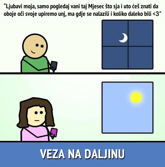 Muke po vezi na daljinu - romantika šteka