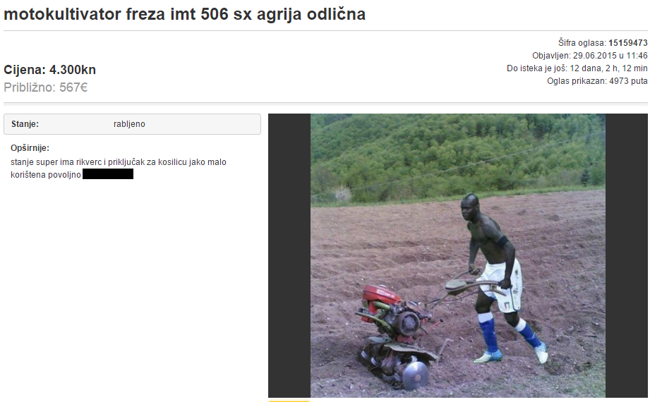 Najjači oglas za motokultivator ikad!