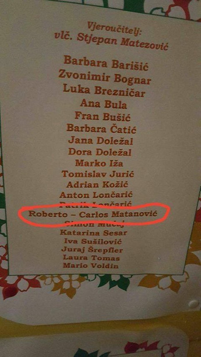 Ovi su roditelji dali sjajno ime svom djetetu