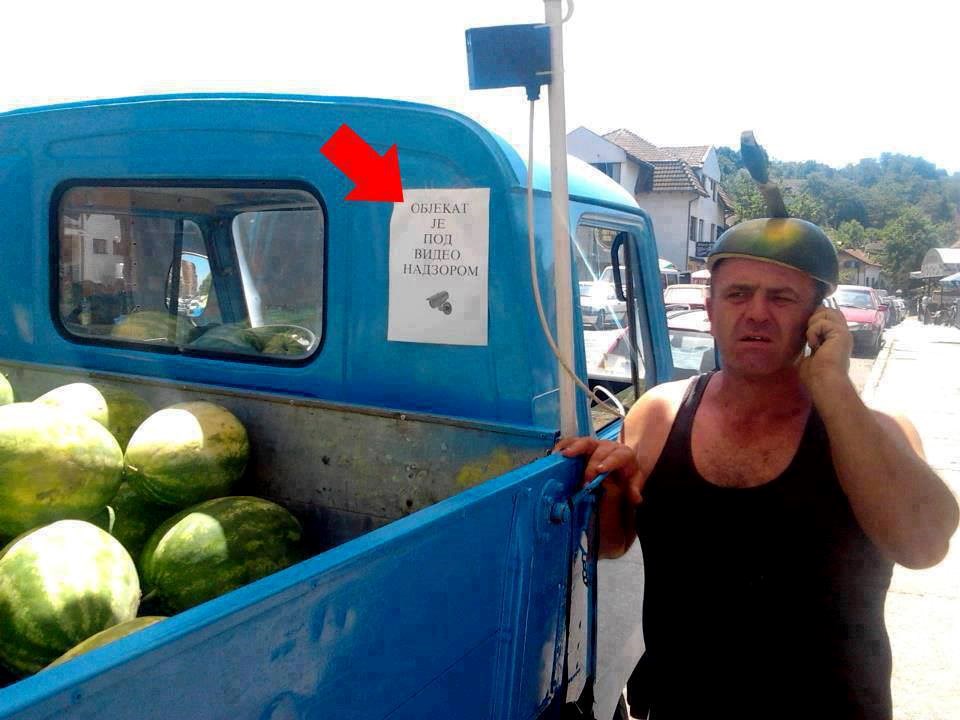 "Objekat je pod video nadzorom"