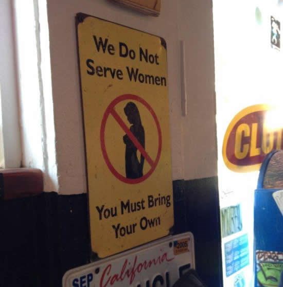 Birc u kojem ne poslužuju žene