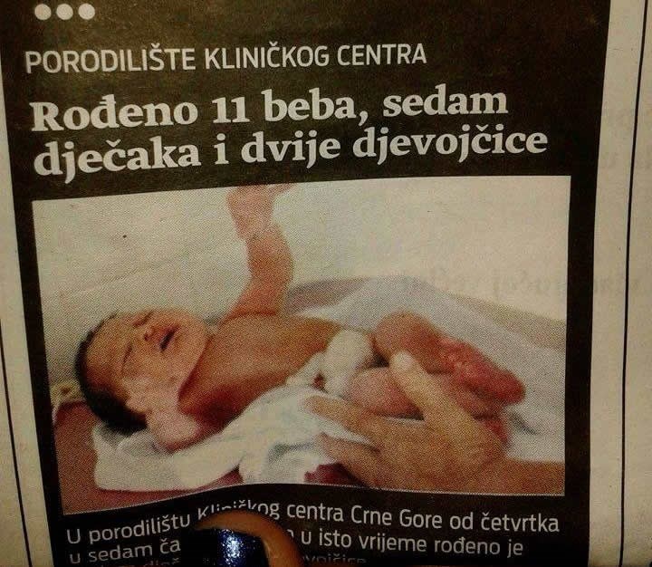 U Crnoj Gori tri spola?