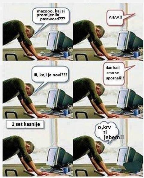 Prvi put da je žena zaboravila datum godišnjice