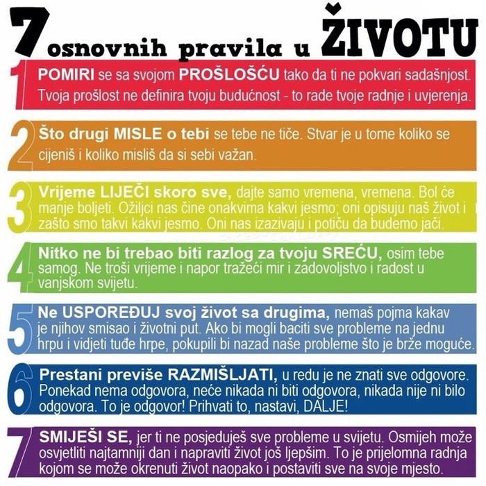 Pravila za ljepši život