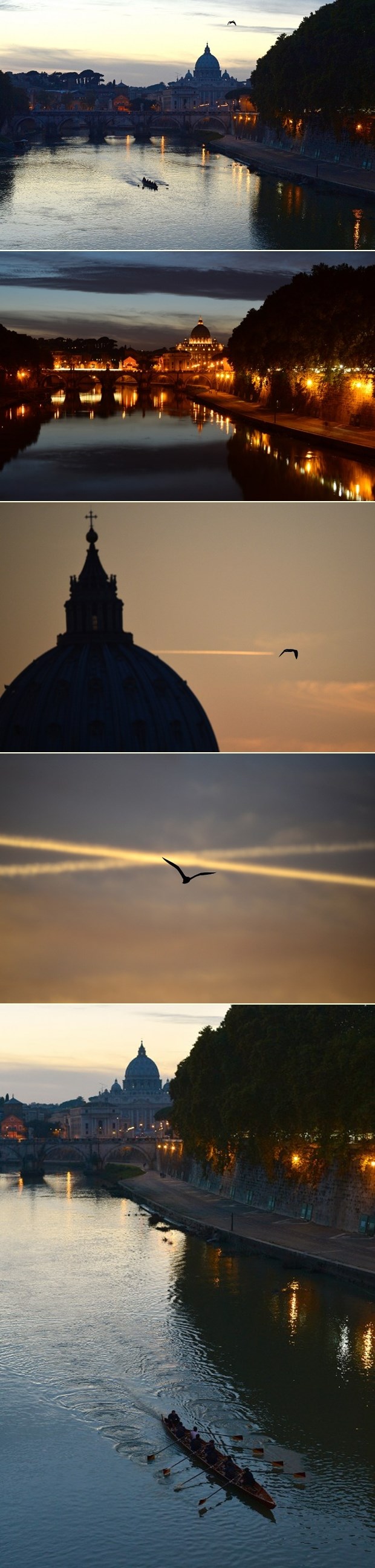 Razglednica iz Rima: Vatikan u suton