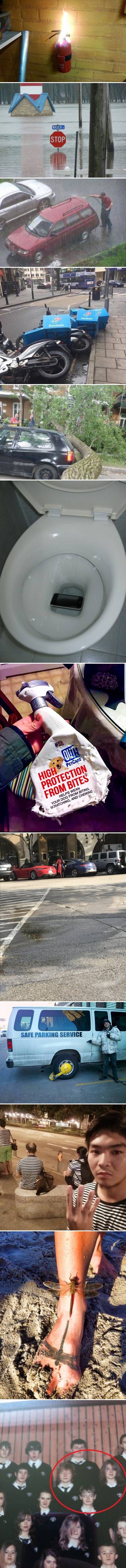 12 fotografija čudnih događaja i slučajnosti koje možete doživjeti samo jednom u životu