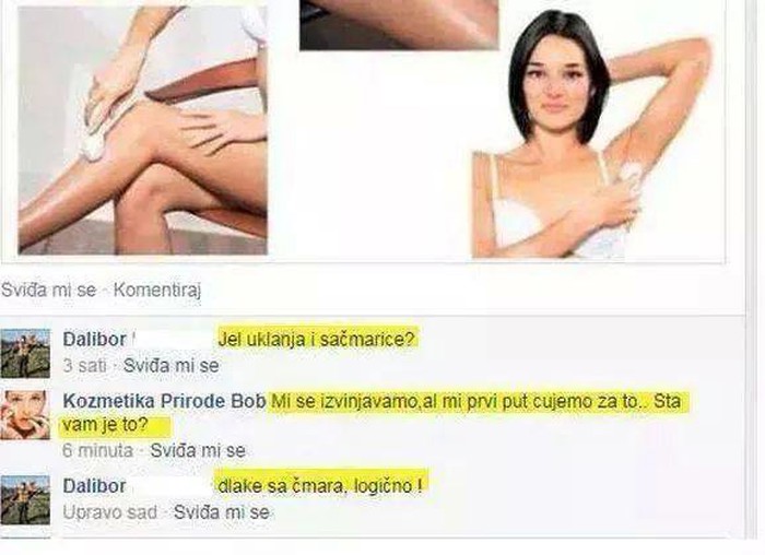 Depilatorom protiv "sačmarica"