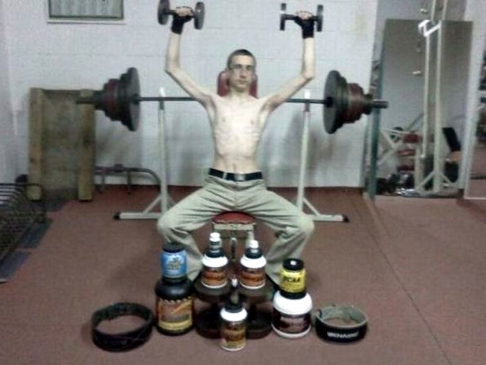 Nabrijani mršavko odlučio nabaciti mišiće