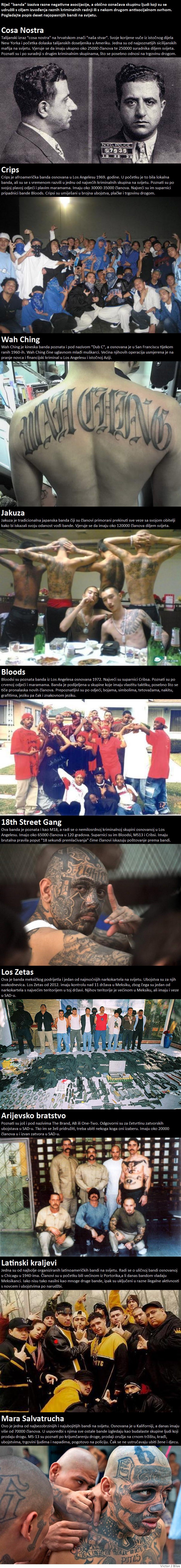 Ovo je TOP 10 najopasnijih bandi na svijetu!