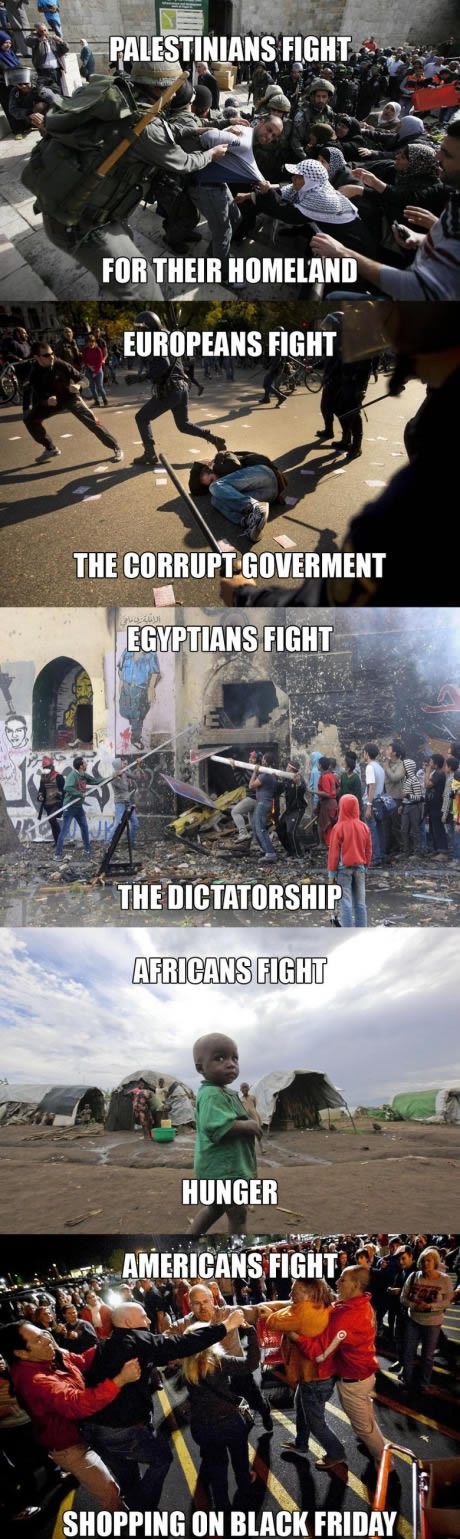 Za što se bore Ameri: Neki za slobodu i život, oni za popust