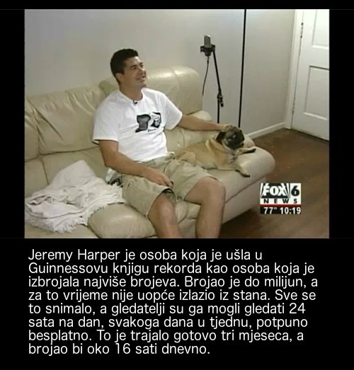 Ovaj čovjek nije izašao iz stana dok nije izbrojao do milijun