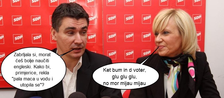 Zoki s Ingrid vježba engleski