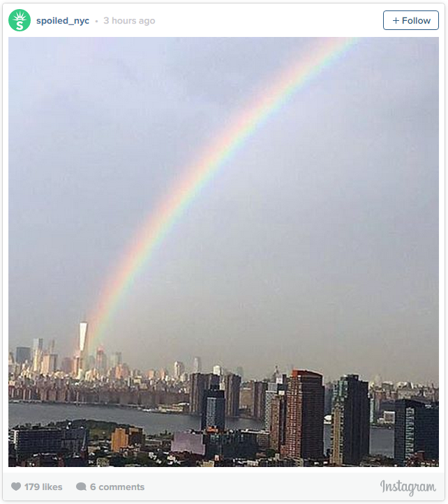 Ameri si utuvili u glavu da je duga zasjala iznad bivših Blizanaca