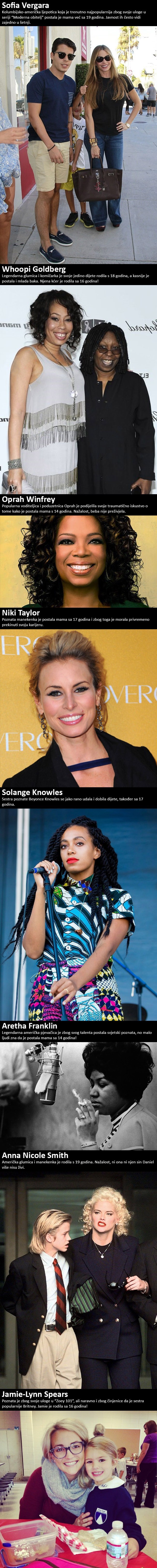 I među poznatima ima (pre)mladih mama: Nećete vjerovati s koliko su godina rodile!