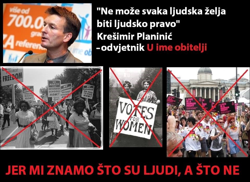 "U ime obitelji" će određivati tko je čovjek, a tko ne?