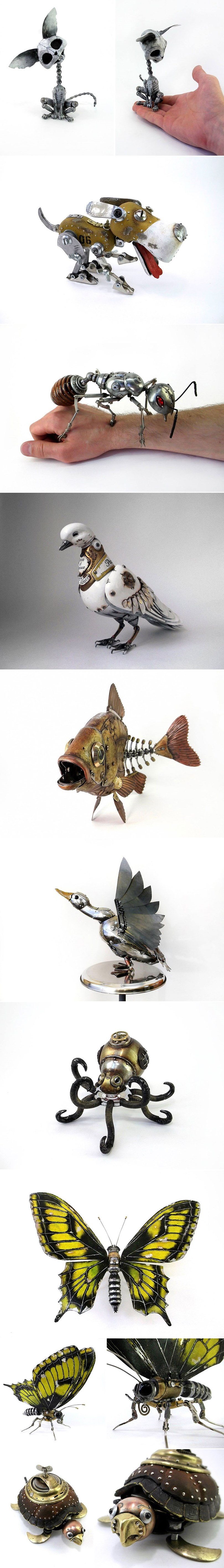 GALERIJA: Fantastične skulpture od recikliranih dijelova