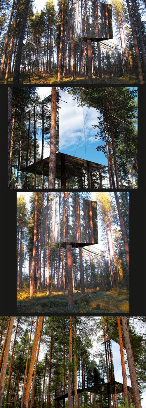 Misteriozna kuća-ogledalo kamuflirana šumom