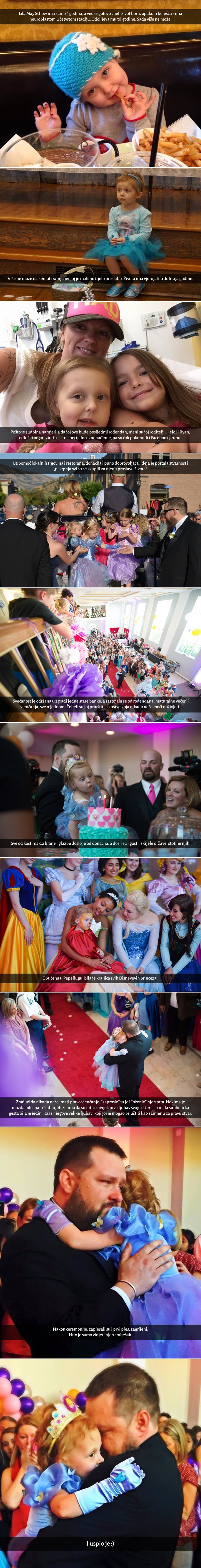 GALERIJA: Znajući da joj je ovo vjerojatno posljednji rođendan, roditelji su bolesnoj djevojčici priuštili nezaboravno iznenađenje!
